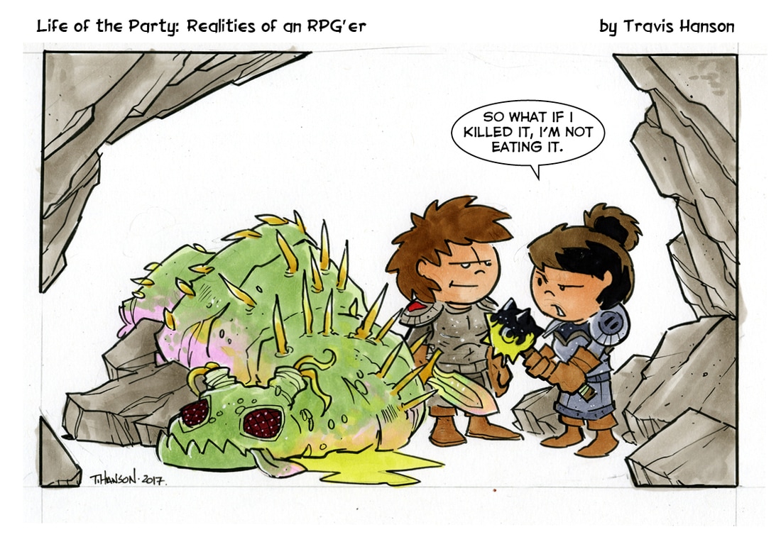 Life of the party comic
